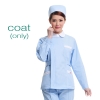 light blue (white collar) nurse coat 